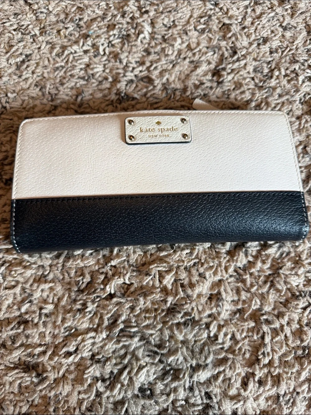 kate spade Two-Tone Black and White Wallet